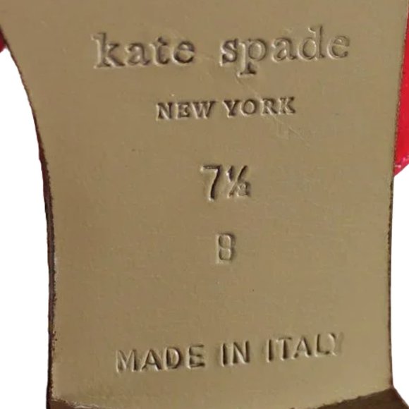 Kate Spade New York Pink And Gold Patent Slip-On Thong Style Sandal, Siz… - Picture 8 of 8